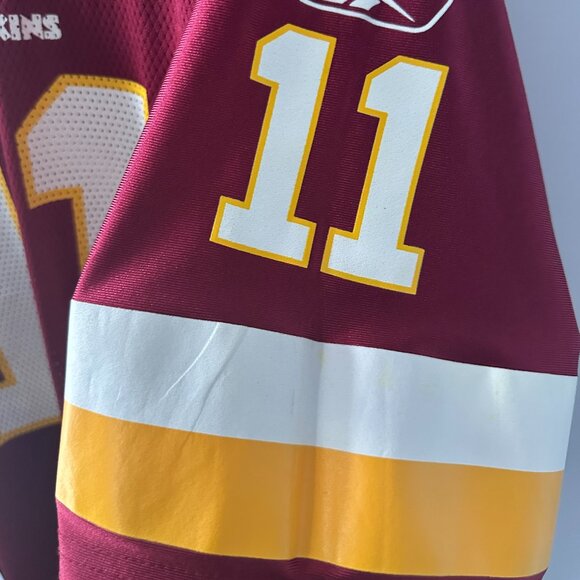 Retro Washington Redskins Large Men's Red NFL Ramsey #11 Reebok Jersey - Picture 8 of 15